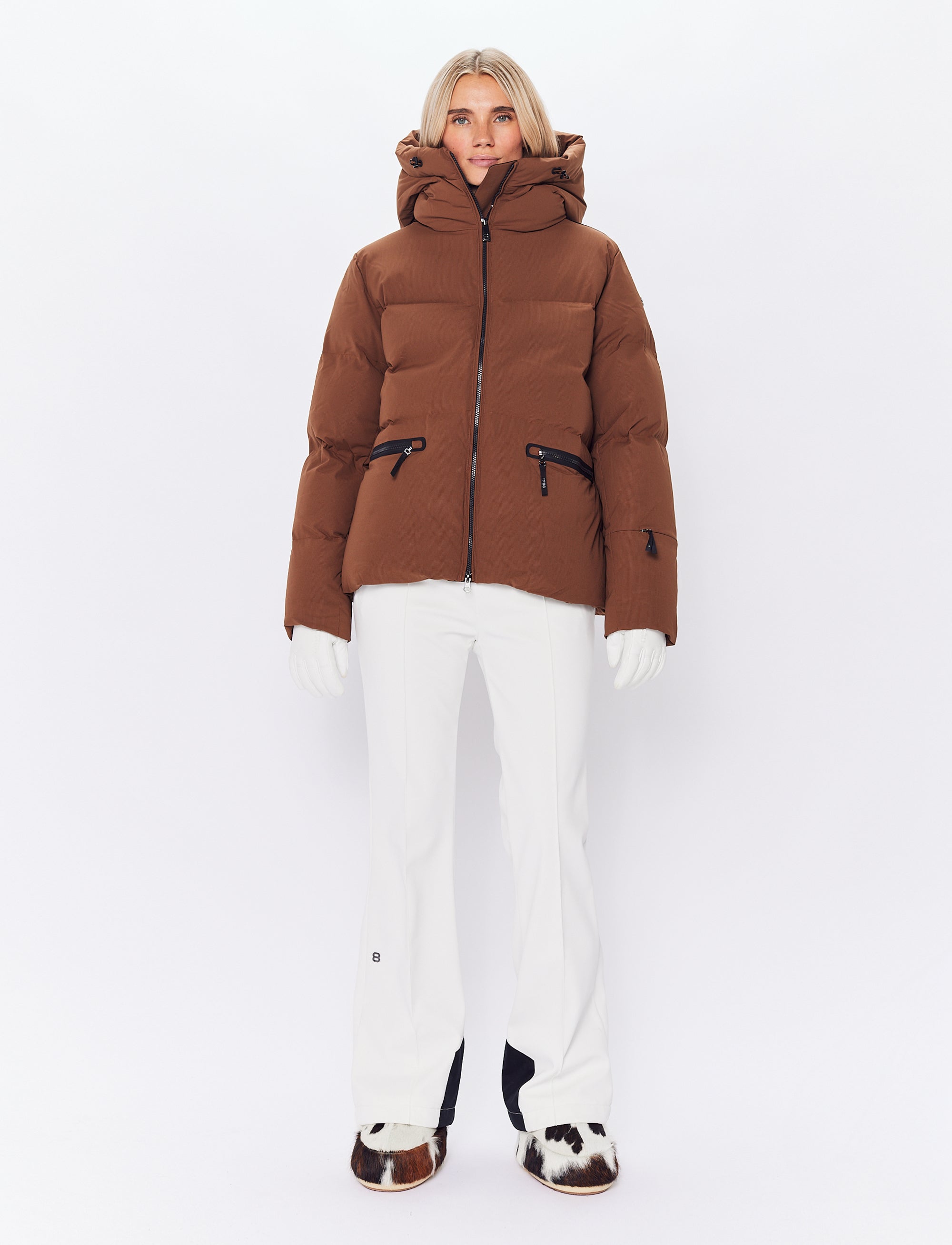 Juniper  Ski Puffer - Cashmere Brown