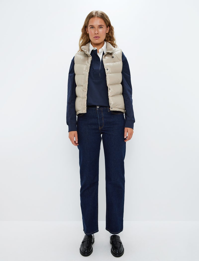 Bella W Down Vest - Lt Beige