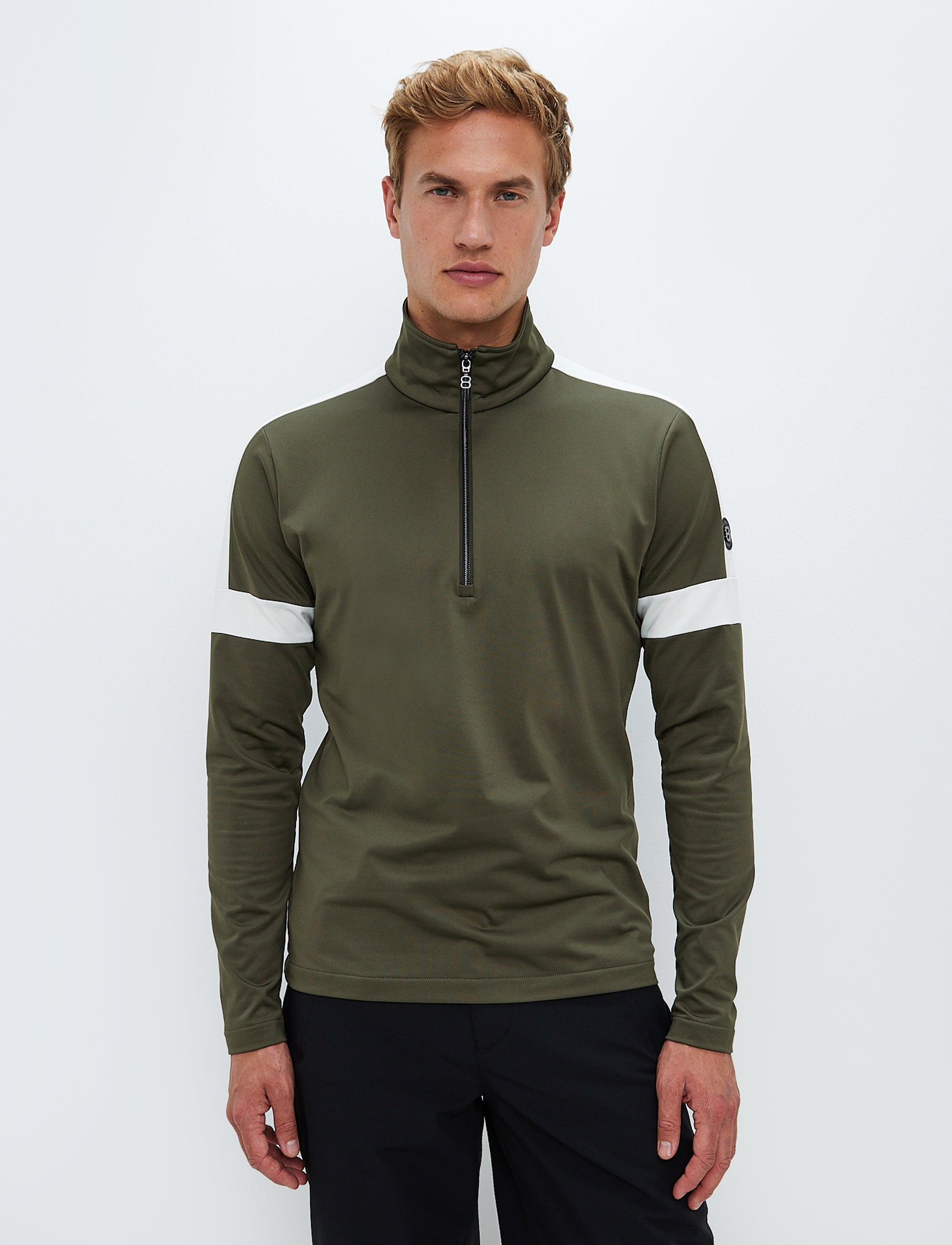 Dino 1/2 Zip Sweat - Royal Green