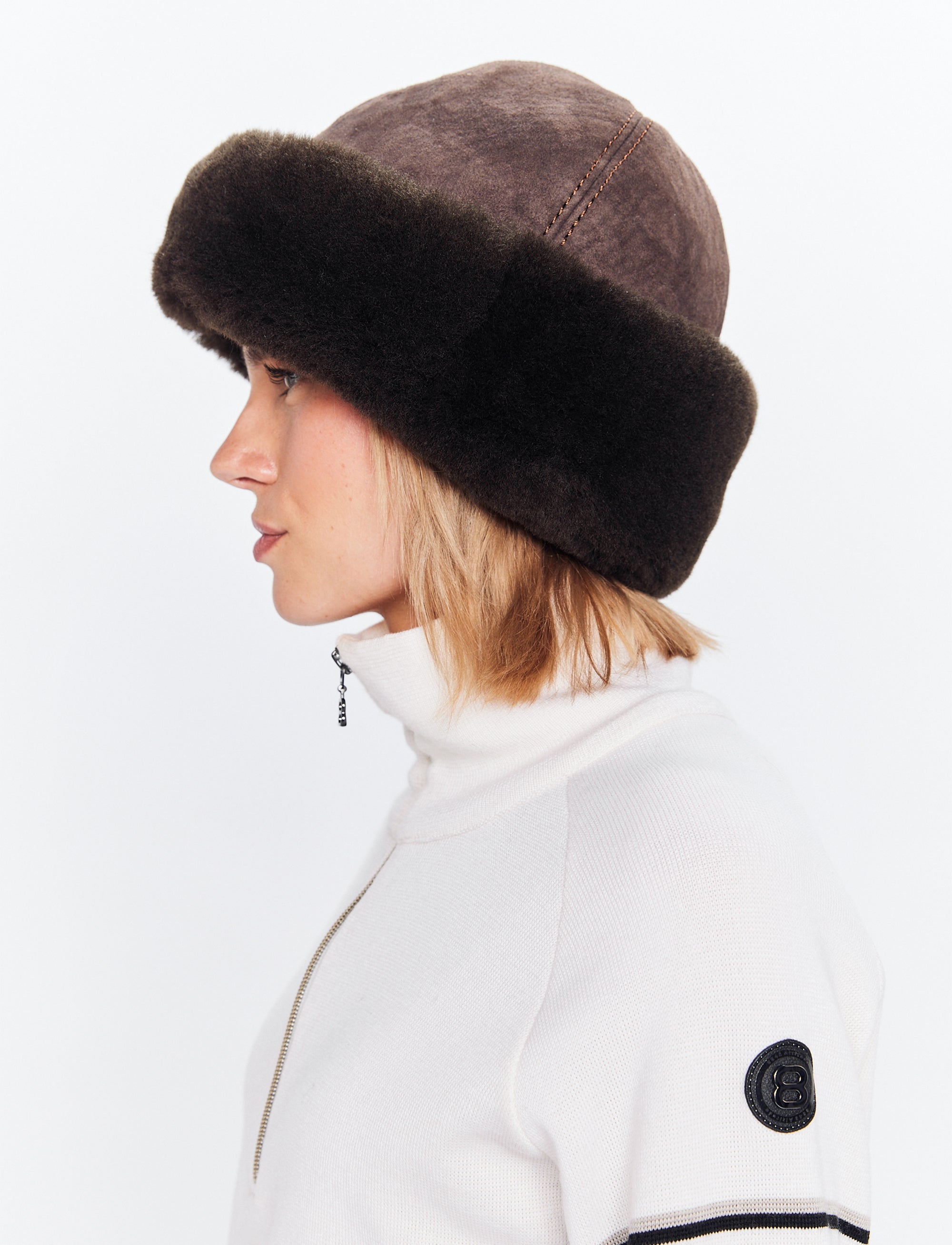 Lola Sherling Hat - Brown