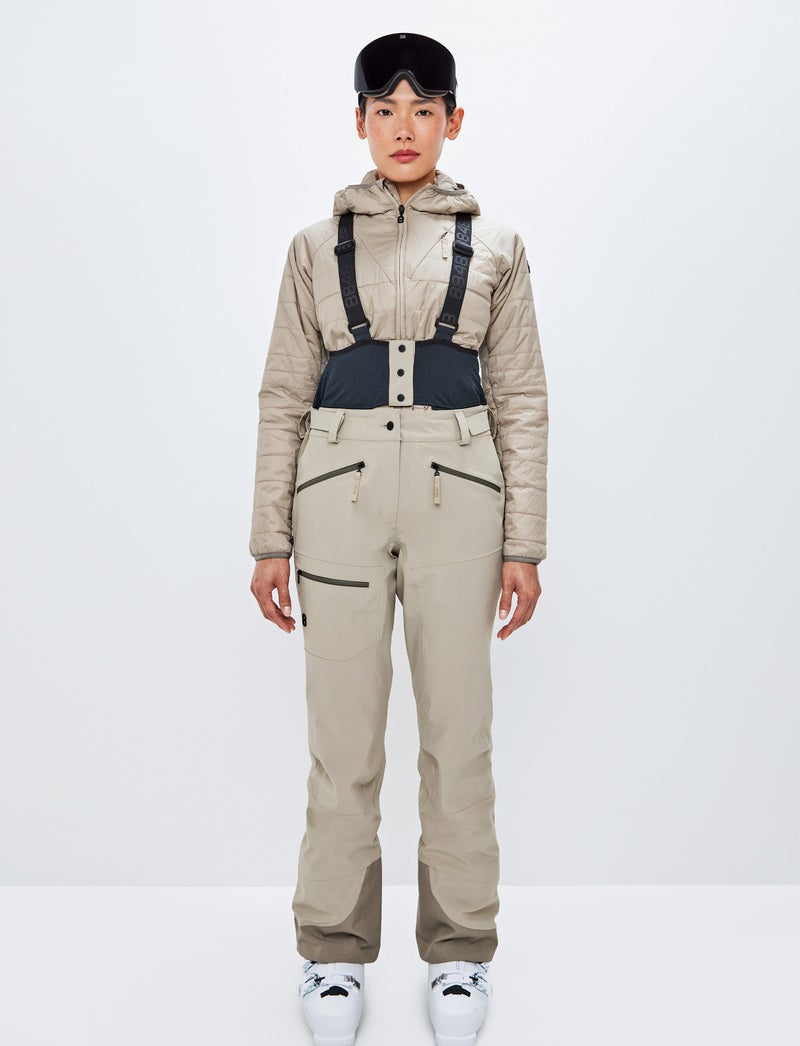 Chloe W Shell Pants - Lt Fallen Rock