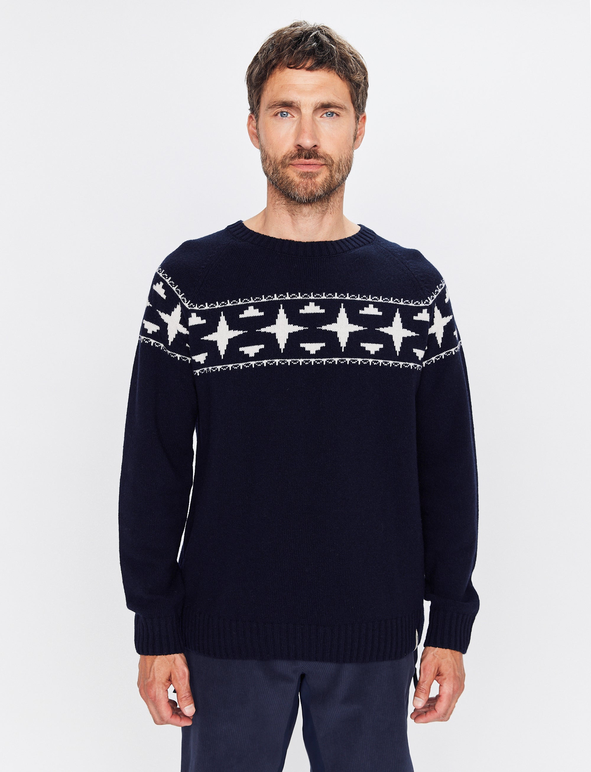 Heritage Wool Sweat - Navy
