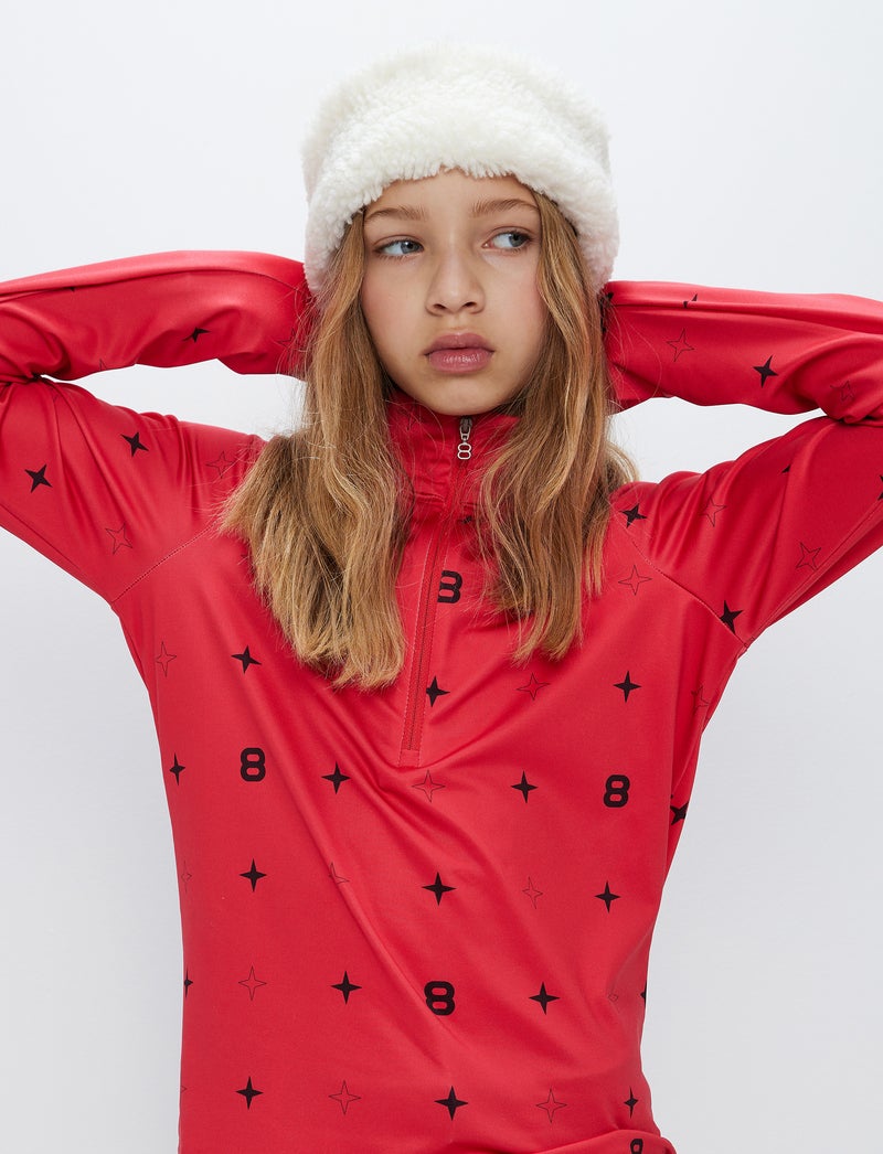 8 Star JR Sweat - Poinsetta Red
