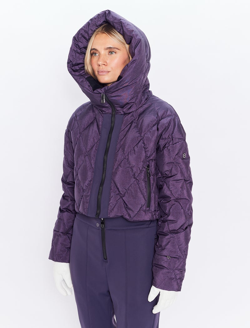 Amina W Ski Suit - Cosmos Plum