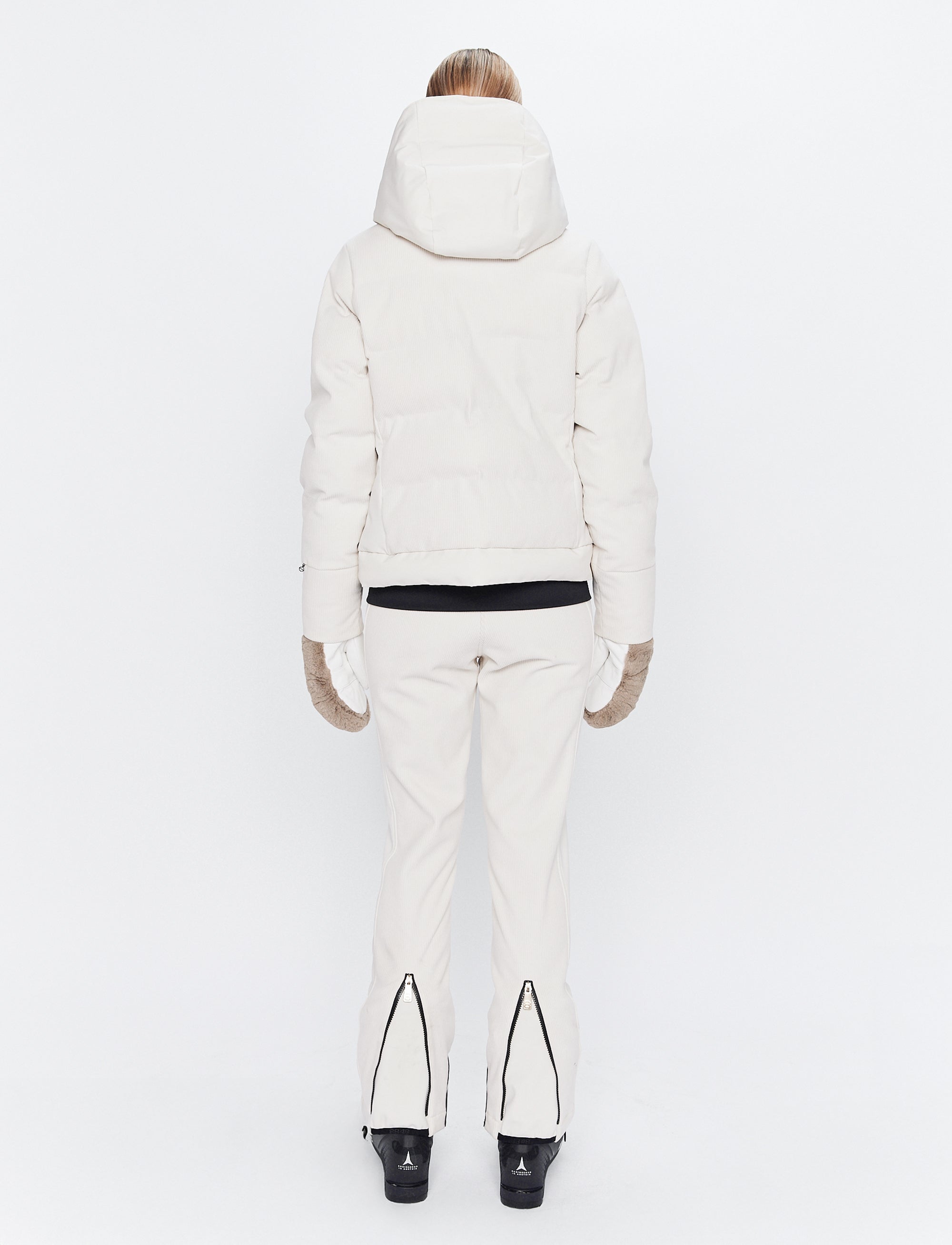 Harlow Cord Jacket - Winter White