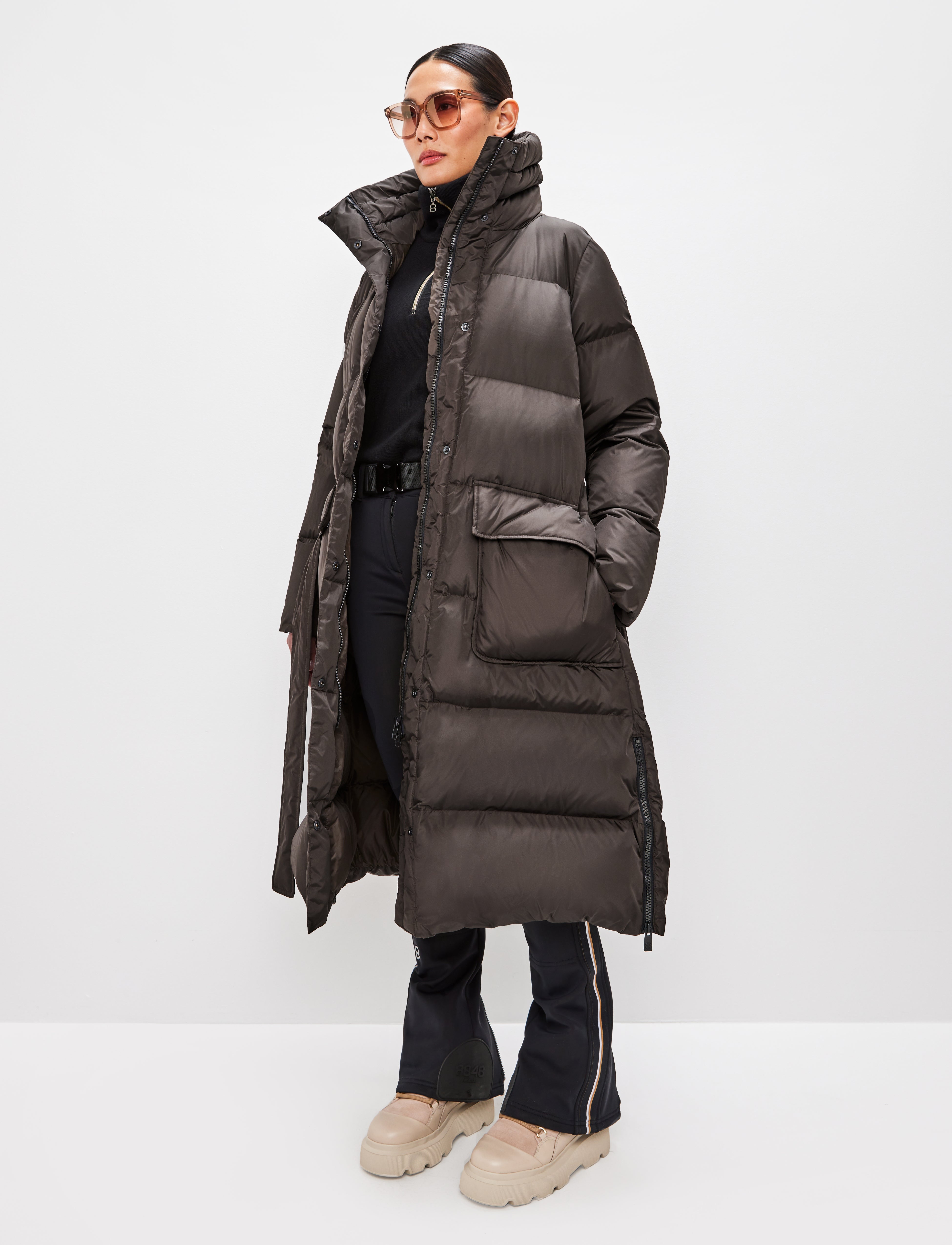 Noomi W Down Coat - Coffea